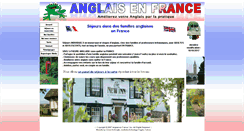 Desktop Screenshot of anglais-en-france.com